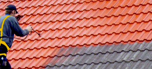 Peinture hydrofuge colorée toiture